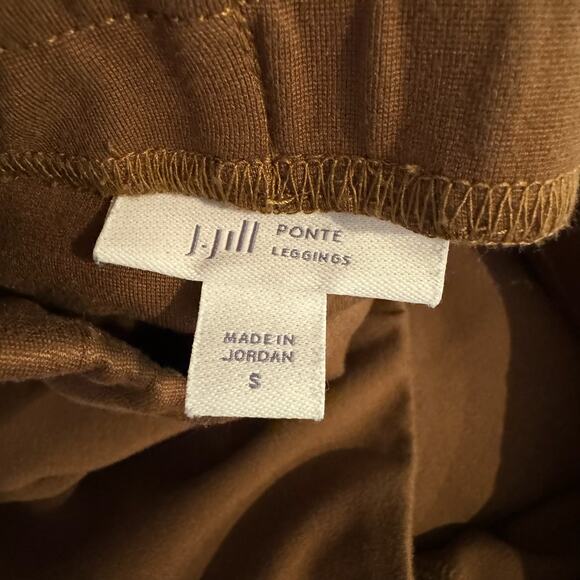 J. Jill Pants Women's Size Small Brown Ponte Leggings Pull On High Rise - Picture 5 of 9
